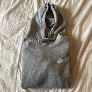 Gray Nike hoodie